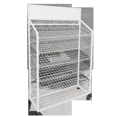 Chiều sâu 485mm Chiều cao 1680mm Giá trưng bày siêu thị với nhiều màu sắc khác nhau