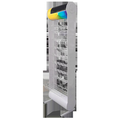 Phong cách hiện đại Tùy chỉnh màu trắng Giá hiển thị pin 600 * 355 * 2030mm
