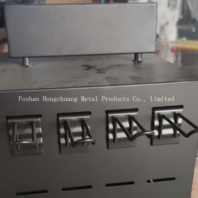 Giấy chứng nhận TUV kim loại đen Nhiều lớp Giá đỡ bông tai, giá đỡ màn hình xoay có móc