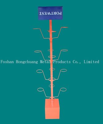 Giá trưng bày mũ HongChuang màu cam, giá đỡ mũ bảo hiểm với sự chấp thuận của Ad TUV