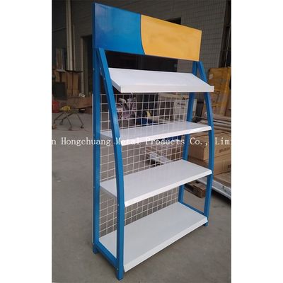 Phong cách hiện đại hóa Giá trưng bày phụ kiện ô tô H850mm với màu xanh lam