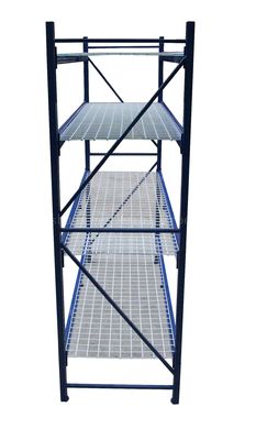 Chiều dài 1880mm Chiều dài 600mm Chiều rộng Kệ kho chứa hàng Màu xanh lam