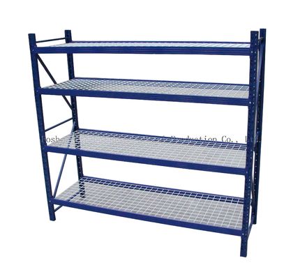 Chiều dài 1880mm Chiều dài 600mm Chiều rộng Kệ kho chứa hàng Màu xanh lam