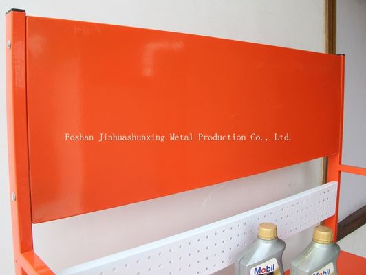 Đế trưng bày dầu bằng kim loại chấp thuận TUV 3 bậc cho dầu bôi trơn trên mỗi tầng