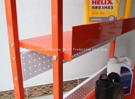 Đế trưng bày dầu bằng kim loại chấp thuận TUV 3 bậc cho dầu bôi trơn trên mỗi tầng