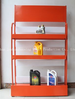 Đế trưng bày dầu bằng kim loại chấp thuận TUV 3 bậc cho dầu bôi trơn trên mỗi tầng