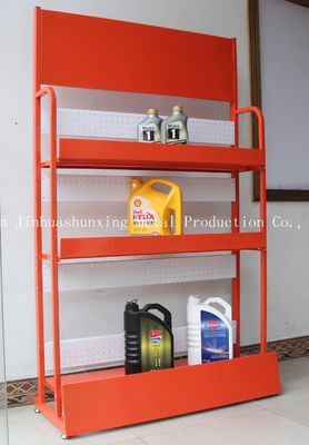 Đế trưng bày dầu bằng kim loại chấp thuận TUV 3 bậc cho dầu bôi trơn trên mỗi tầng