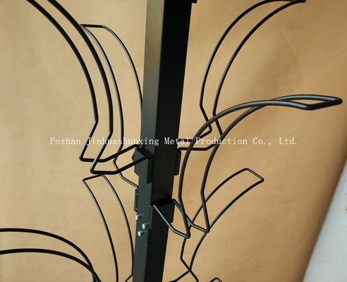 Giá trưng bày phụ kiện ô tô L700mm W700mm, Giá trưng bày mũ bảo hiểm có móc