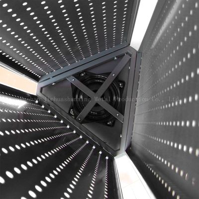Ổn định L400mm W400mm Sàn đứng Pegboard Spinner Rack 3 mặt