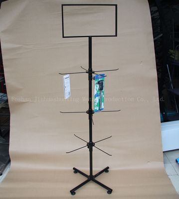 3 tầng Giá đỡ màn hình xoay chiều rộng 550mm Chiều cao 1780mm dành cho trường hợp điện thoại