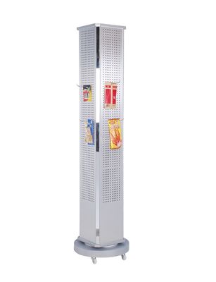 Chiều cao 1720mm Chiều rộng 270mm Giá đỡ tài liệu quảng cáo xoay cho các cửa hàng bán lẻ