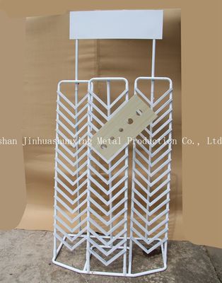 Chiều dài 1055mm Rộng 585mm Giá trưng bày mẫu Ngói thác nước Màu trắng