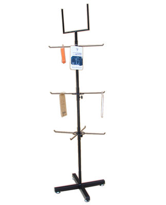 Kệ hiển thị xoay trên sàn W400mm H1500mm dành cho quảng cáo
