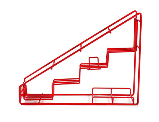 Chai xi-rô Giá lưu trữ bằng kim loại Giá đựng chai thủy tinh Thang trưng bày