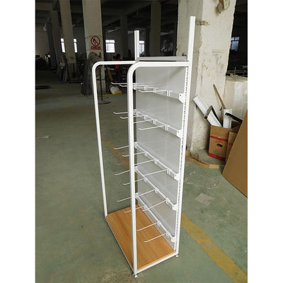 Chiều cao 1500mm Kệ sắt và gỗ chiều rộng 350mm cho cửa hàng làm đẹp