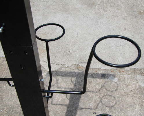 Chiều cao 1800mm Giá lưu trữ thiết bị thể thao, Giá trưng bày mũ bảo hiểm 4 tầng