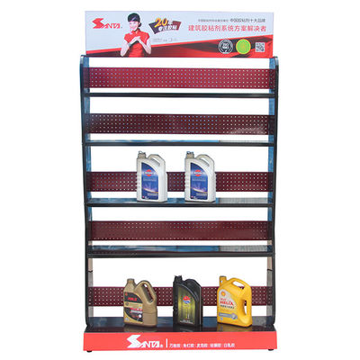 Đế lưu trữ kim loại dịch vụ ODM 5 bậc, Kệ kim loại đặt sàn cho dầu động cơ