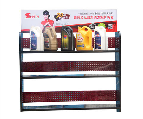 Đế lưu trữ kim loại dịch vụ ODM 5 bậc, Kệ kim loại đặt sàn cho dầu động cơ