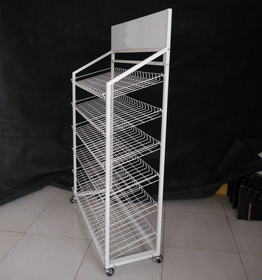 Chiều sâu 485mm Chiều cao 1680mm Giá trưng bày siêu thị với nhiều màu sắc khác nhau
