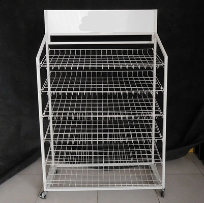 Chiều sâu 485mm Chiều cao 1680mm Giá trưng bày siêu thị với nhiều màu sắc khác nhau