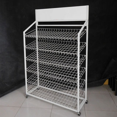 Chiều sâu 485mm Chiều cao 1680mm Giá trưng bày siêu thị với nhiều màu sắc khác nhau