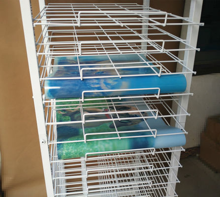Phân loại giấy Brochure Giá RAL Màu siêu thị Giá trưng bày siêu thị 40kg Công suất