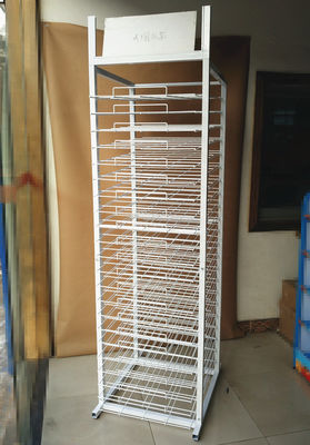 Phân loại giấy Brochure Giá RAL Màu siêu thị Giá trưng bày siêu thị 40kg Công suất
