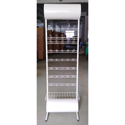Phong cách hiện đại Tùy chỉnh màu trắng Giá hiển thị pin 600 * 355 * 2030mm