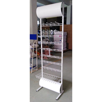 Phong cách hiện đại Tùy chỉnh màu trắng Giá hiển thị pin 600 * 355 * 2030mm