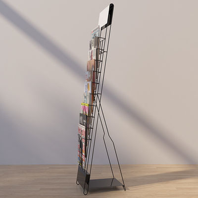 Tạp chí tùy chỉnh Giá trưng bày siêu thị Chiều dài 250mm Chiều cao 1310mm
