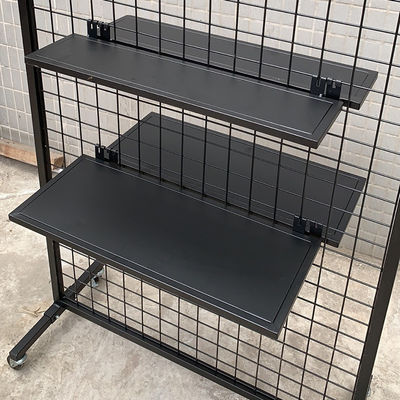 Chiều cao 1800mm Giá trưng bày siêu thị hai mặt, Giá trưng bày hàng tạp hóa