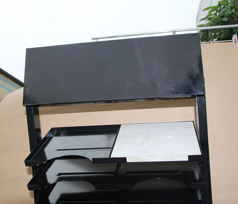 Chiều dài 575mm Chiều rộng 700mm Giá trưng bày mẫu gạch, Giá trưng bày bằng gạch men Màu đen