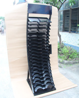 Chiều dài 575mm Chiều rộng 700mm Giá trưng bày mẫu gạch, Giá trưng bày bằng gạch men Màu đen