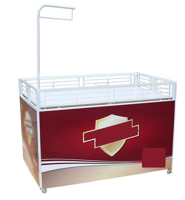 Bảng quảng cáo lưu trữ độ sâu 760mm màu trắng với ô di động
