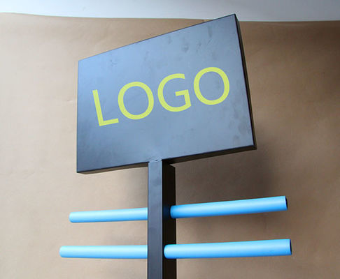 Giá lưu trữ thiết bị thể thao H1800mm L450mm, Logo lưu trữ ván trượt in