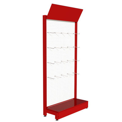 ODM Siêu thị Giá trưng bày Cửa hàng Bán lẻ Kim loại Pegboard torage Đế phụ kiện dụng cụ