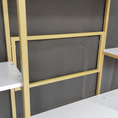 12 kệ Giá sách góc thang công nghiệp với 4 tầng kệ trưng bày, tổ chức lưu trữ