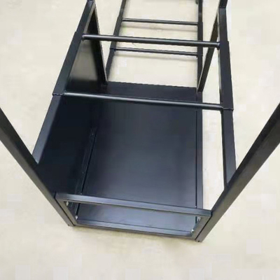 Kệ kim loại sáu lốp sắt tùy chỉnh cho giá trưng bày cửa hàng