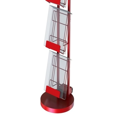 Báo dây kim loại Tổ chức kệ Tạp chí Trưng bày Giá kệ
