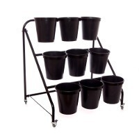 OEM Wedding Home Garden Giá trưng bày hoa 3 tầng Kệ chậu hoa
